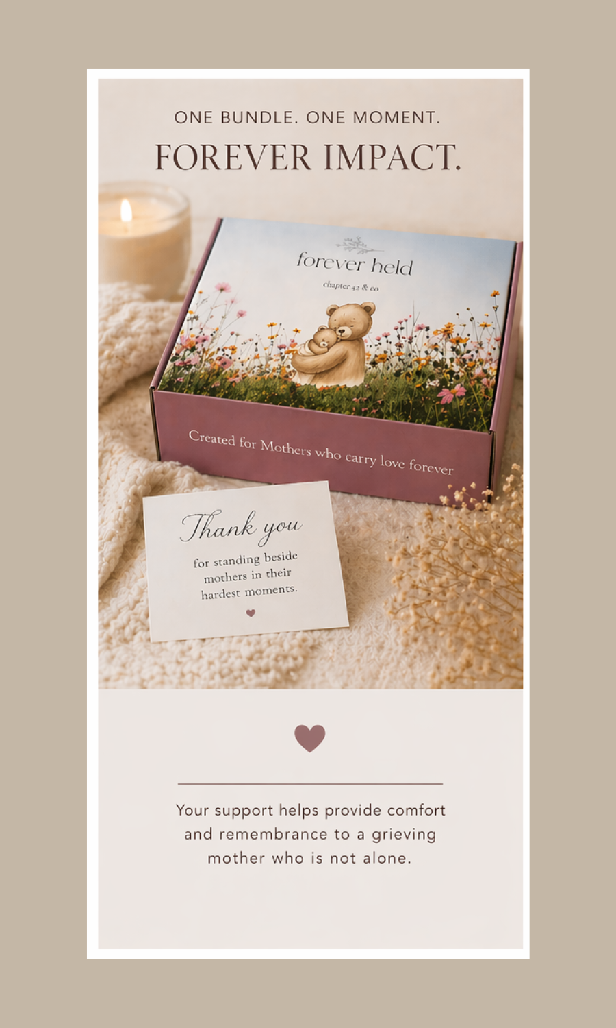 Sponsor a Forever Held Bundle. (Not a Physical Product)