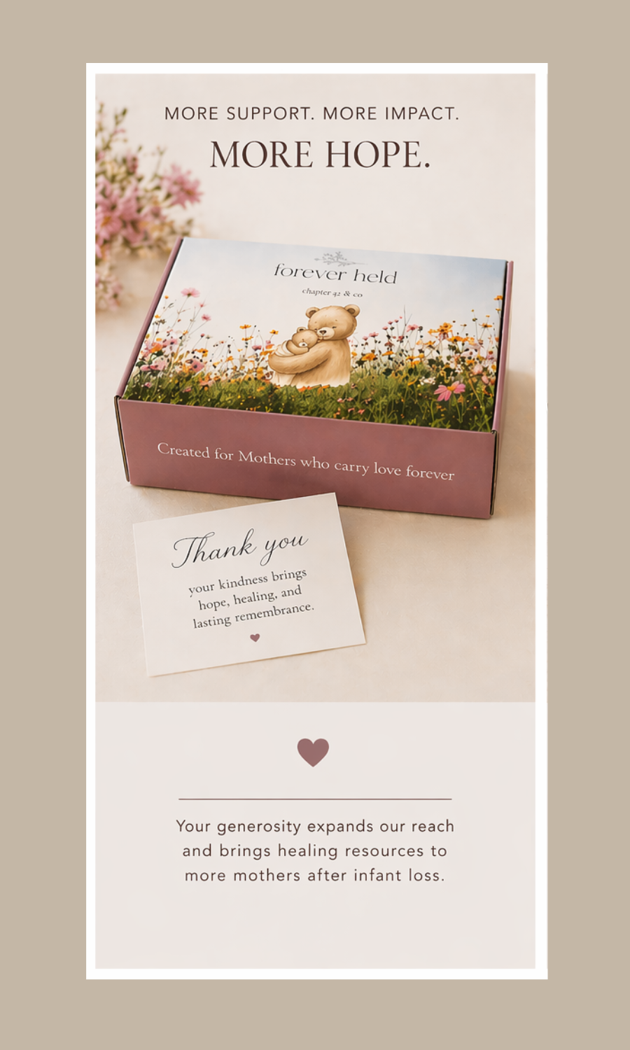 Sponsor a Forever Held Bundle. (Not a Physical Product)