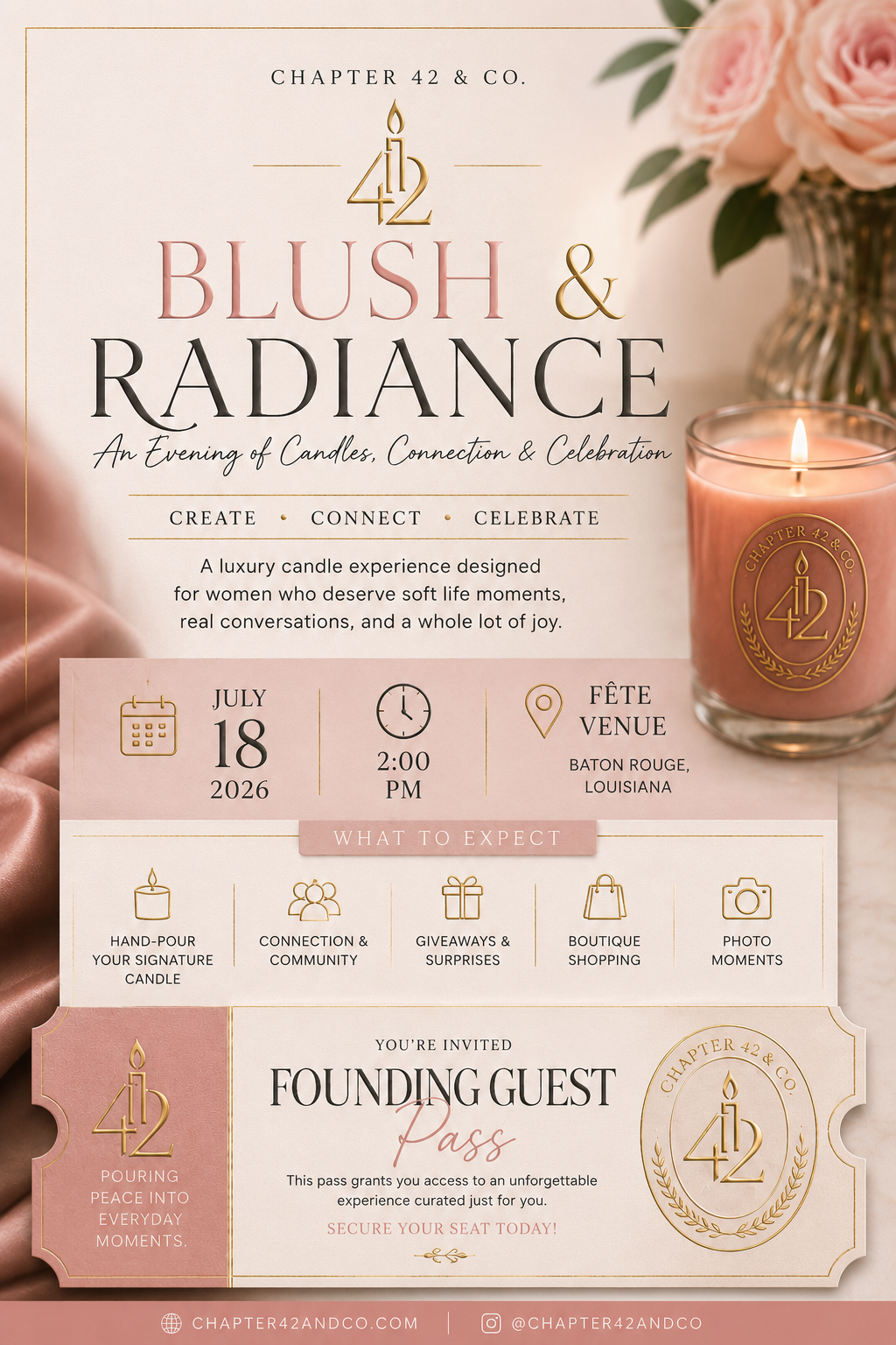 Blush & Radiance Women's Experience